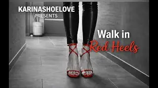 Walking in RED HEELS ❤️👠