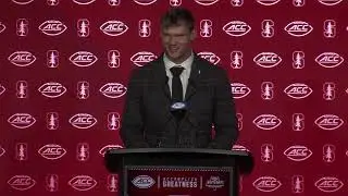 Stanford Tight End Sam Roush at ACC Media Days