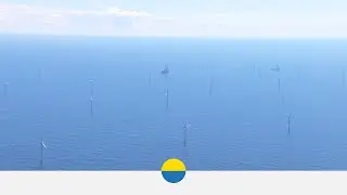 Turbine installation at offshore wind farm: DanTysk