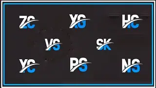 2 Letter logo design on pixellab || pixellab 2 words logo design