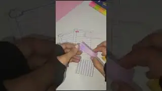 Handmade Paper Sticky Notes || Without Glue || Without Double-Sided tape #craft #diy #easy #shorts