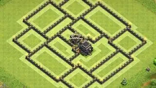 Th9 hybrid base | Diseño de aldea | Clash of clans