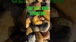 ONE OF A KIND GEMSTONE FOUND in gravel pit! #amazing