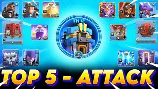 TOP 5 - TH 12 ATTACK STRATEGY | Clash of Clans (தமிழ்)