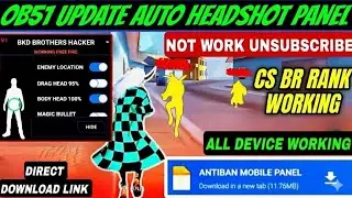 AUTO HEADSHOT LOCATION INVISIBLE WENDING MACHINE GLOO WALL #ob52update #injectorff #freefirelover