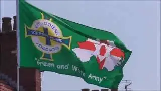 Northern Ireland Green and White Army Flag
