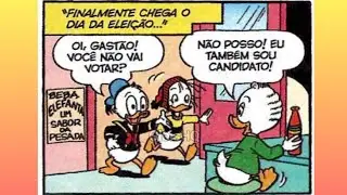 Pato Donald Peninha e Gastão em 