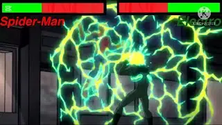 Spider-Man Vs Electro First Fight with Healthbars - The Spectacular Spider-Man