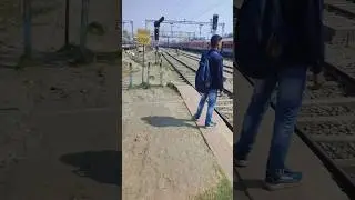 Arrival and departure at khagaria junction #railway #publictransport #indianrailways #khagaria