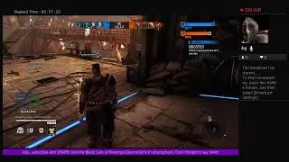 The Captain up early playing some For Honor