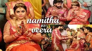Actress Namitha and Veer Marriage || Namitha Wedding || Namitha Wedding #9Roses Media
