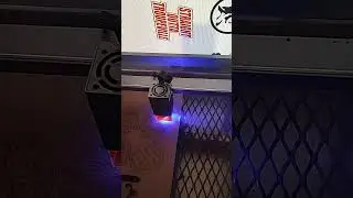 Xtool D1 Pro 10w cutting geometric coasters no air assist