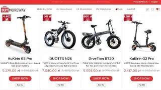 Rowery i hulajnogi elektryczne taniej o 300 PLN Engwe Joyor Sambike Duotts Kugoo Fafrees #marcelbike