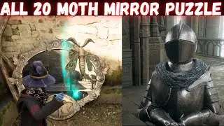 All 20 moth mirror puzzle location and how to solve them, hogwarts legacy gameplay