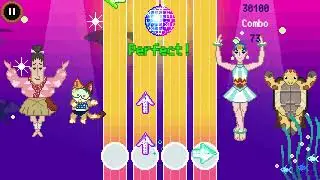 Google Doodle Champion Island Games - Princess Otohime - Artistic Swimming (Full Combo, Perfect run)