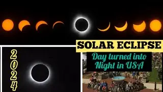 2024 America&rsquo;s Solar Eclipse@ North America #nasa #usa#dallas #space#solareclipse2024