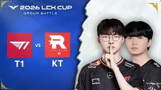 REMATCH DES WORLD FINALS | GAME 1 - T1 vs KT | LCK 2026 Split 1