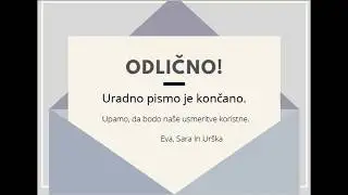 URADNO PISMO
