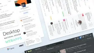 Material design desktop showcase. Reddit goes material with Figma