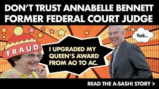 Annabelle Bennett Retired Federal Court Judge | I Upgraded My Queen's Award From AO to AC
