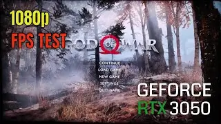 RTX 3050 8GB | God of War - 1080p FPS Benchmark