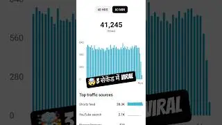 🤯3 Sec.में Short Viral | How to viral Short video on YouTube #shorts