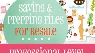 Saving and Preparing Clipart Files for Resale as Stock Sets