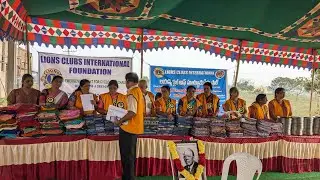 Lions Clubs International Foundation Emergency grant for cyclone (Michaung) affected victims.