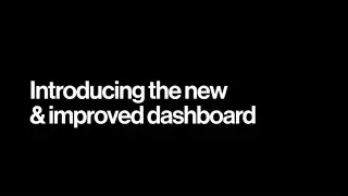 Welcome to Bambuser's new dashboard