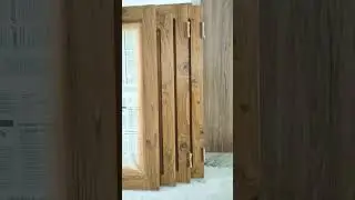 Woodgrains Drawing In Window Panels#teakwood