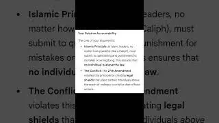 27 Amendment Against Islamic Principles - #27amendment #constitution #history #viral