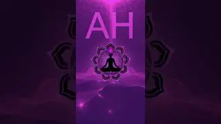 Sahasrara Seed Mantra Meditation - The Power of AH Chanting  ( Crown Chakra Activation )