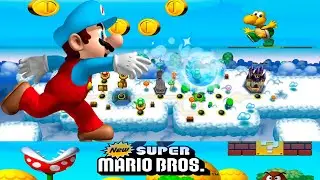 Mario Ice Es Magnifico -  Septimo Mundo de New Super Mario Bros DS 16