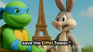 Turtle Power vs  Donkey Kong  The Eiffel Tower Showdown