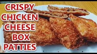 Crispy Chicken Cheese Box Patties || Cheese Box Patties Recipe || Cheese Box Patties Recipe