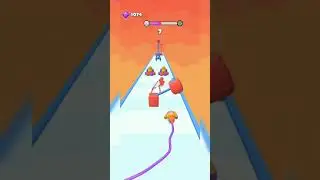 NOOB vs PRO vs HACKER - Rope-Man Run Game!  All Levels Gameplay!! #Short