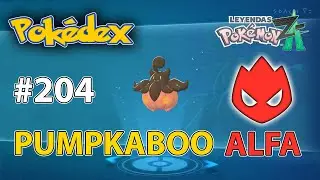 204 Donde encontrar a Pumpkaboo (ALFA) Leyendas Pokemon Z-A - Alfadex Luminalia Alphadex