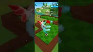 Golf Battle impossible hole in 1 P4 club 😱
