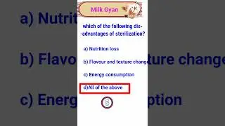 Advantages and disadvantage of sterilization//Application of sterilization #dairyscience #trending