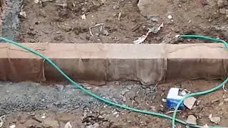 blinth beam curing using koni(rice bag)#spbconstruction