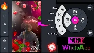 How to make Full screen whatsapp status video in kinemaster