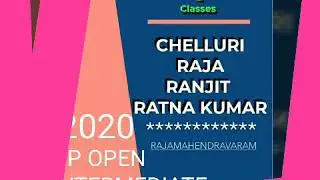 2020 AP OPEN INTERMEDIATE EXAMS SCHEDULE