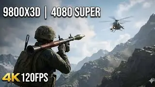 9800X3D + 4080 Super | Battlefield 6 Liberation Peak [4K 120FPS OVERKILL]