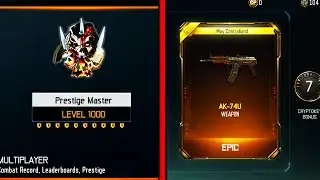 LEVEL 1000 UNLOCKS THE BEST FREE DLC WEAPONS IN BLACK OPS 3...