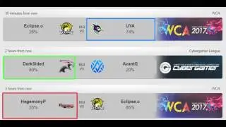 CSGO Lounge Betting Predictions - Eclipse.o Vs UYA, DarkSided Vs AvantG, Hegemony Vs Eclipse.O