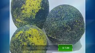 Eucalyptus and Lavender speckled Vegan Bath Bombs