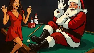 Christmas Pool Trick Shots with Billiard Pro Mary Avina [HD]