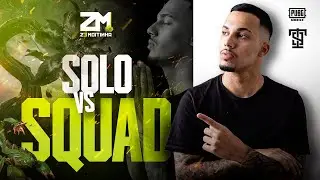 SOLO VS SQUAD NO PUBG MOBILE!!