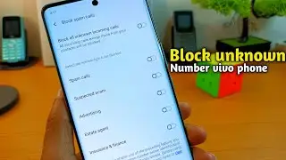 How to block all unknown incoming calls in vivo || block unknown number call on vivo
