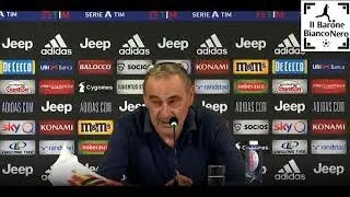 Confereza Sarri e Bonucci post partita Juventus Sampdoria 2 0 Juventus Campione d'Italia 2019/2020